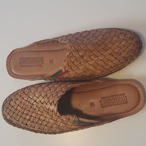 Mohinders handmade woven Leather sandals Size 9